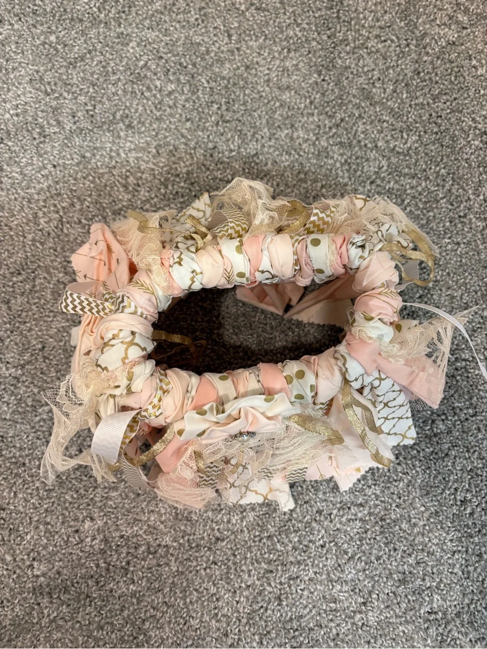 Baby Girls White 'One' Glitter Top with Pink & Gold Tutu Set